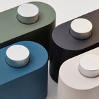 Lampe multi-usages en alumine couleur sauge - Lot de 2