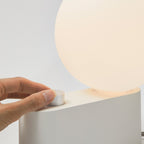 Lampe multi-usages en alumine couleur craie