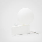 Lampe multi-usages en alumine couleur craie - Lot de 2