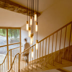 Pendentif Basalt Nine en laiton