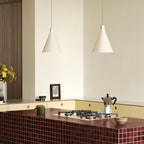 Suspension Bower Small en blanc huître + Sphere III