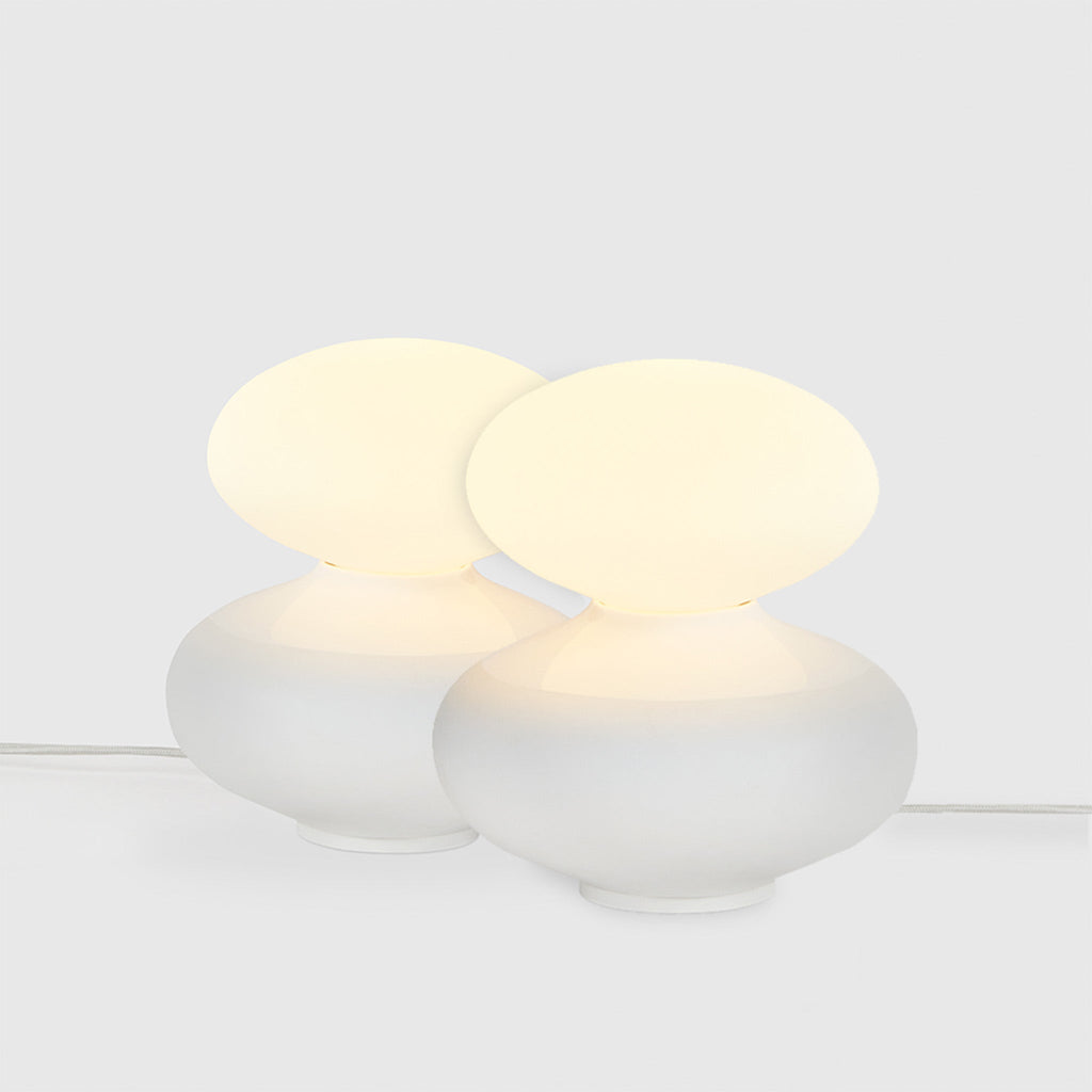 Lampe de table ovale Reflection - Lot de 2
