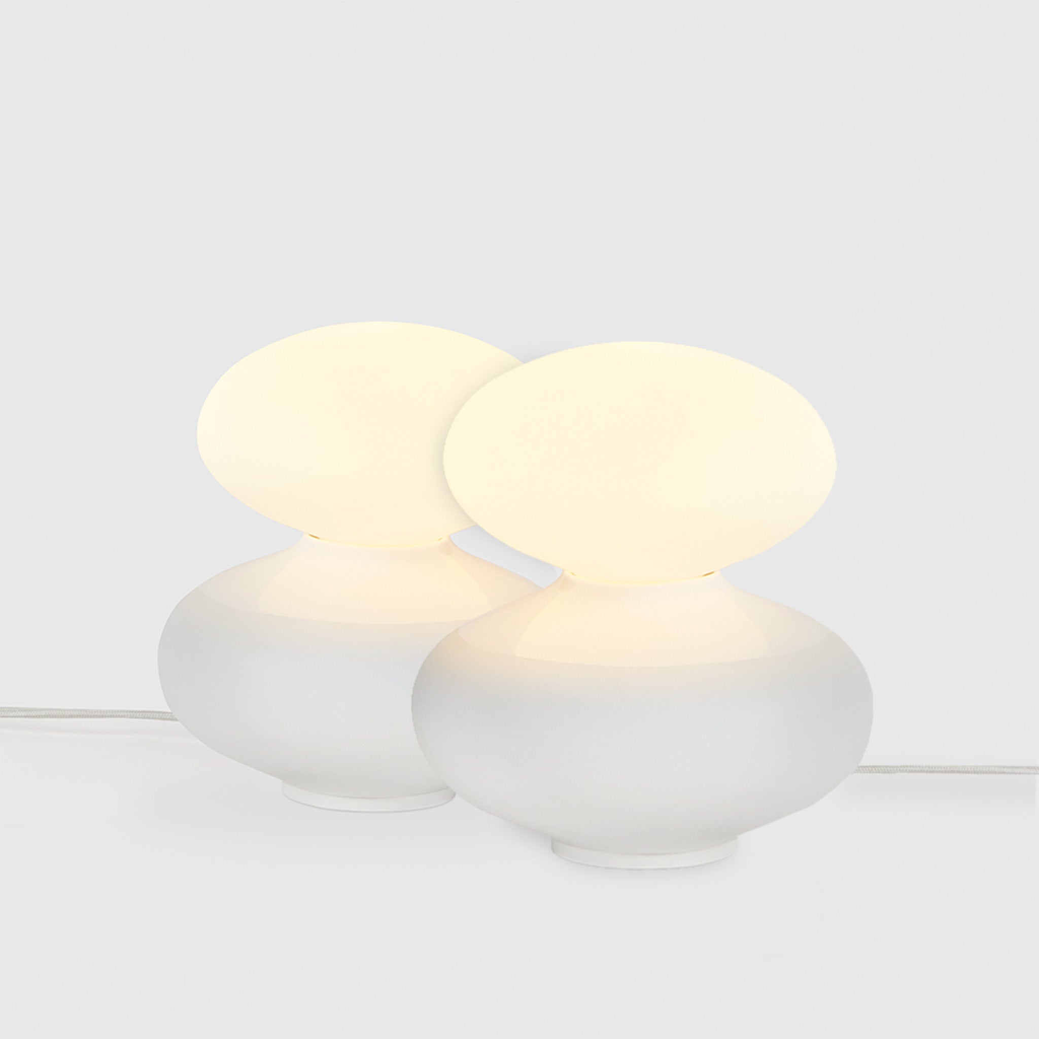 Lampe de table ovale Reflection - Lot de 2