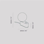 Lampe multi-usages en alumine saphir - Lot de 2