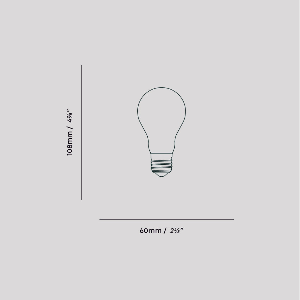 Ampoule LED Globe E26 blanc mat