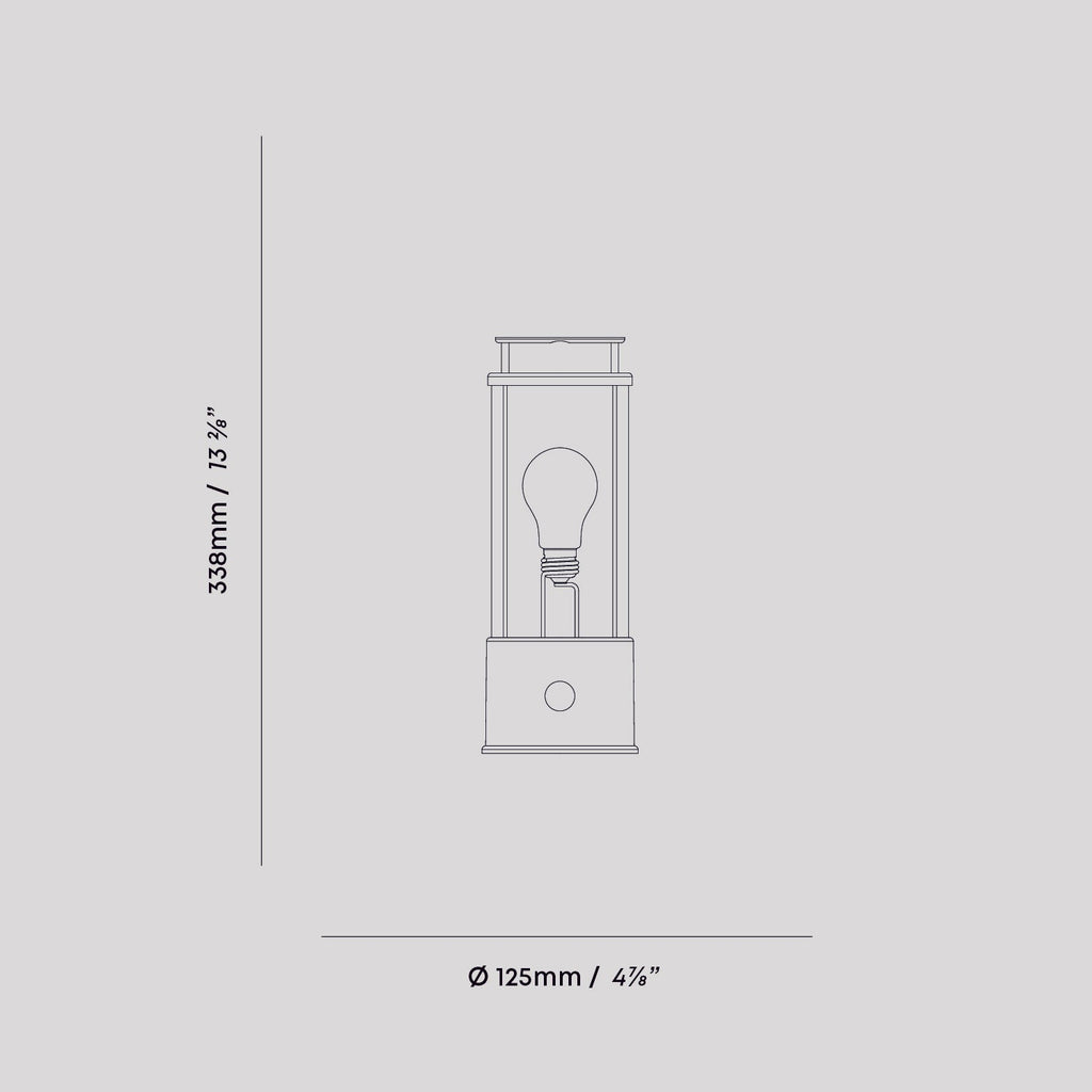 Ensemble lampe portable Muse rouge Pomona