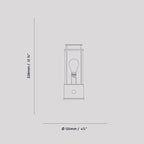 Ensemble lampe portable Muse rouge Pomona