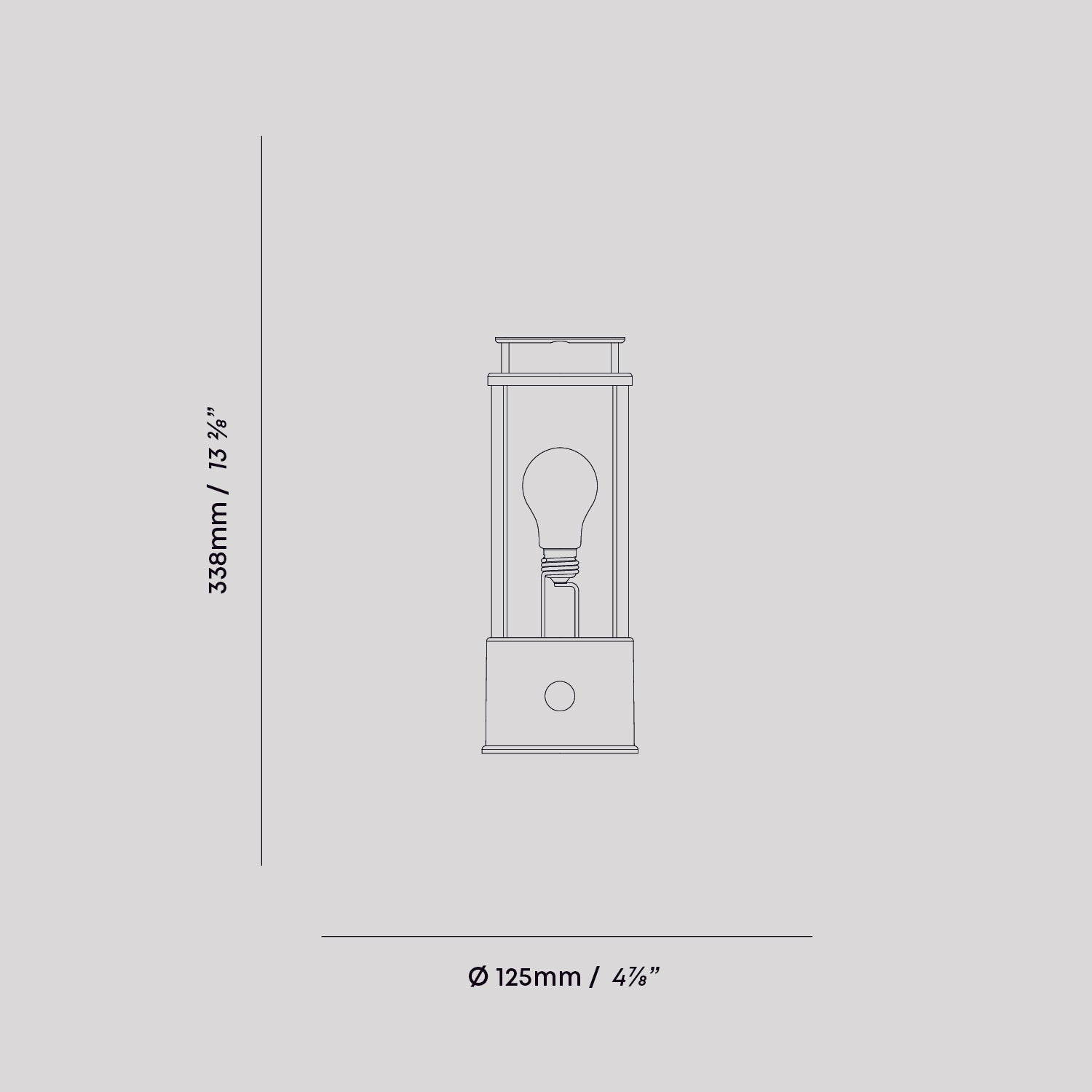 Ensemble lampe portable Muse en noir Hackles