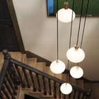 Cinq pendentifs en laiton + ovale II