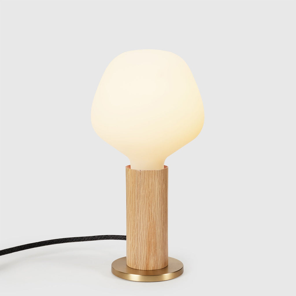 Lampe de table Knuckle en chêne + Enno