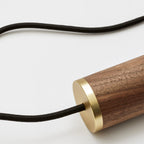 Suspension Oval II en noyer