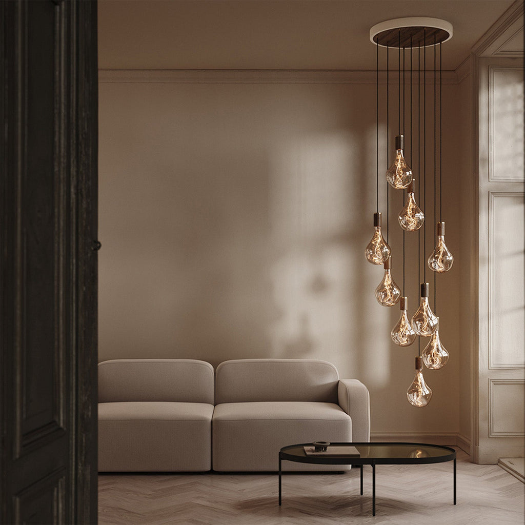 Pendentif Nine en noyer