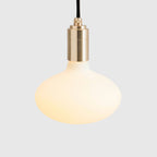 Suspension ovale à intensité variable (lumière douce à chaude) en laiton