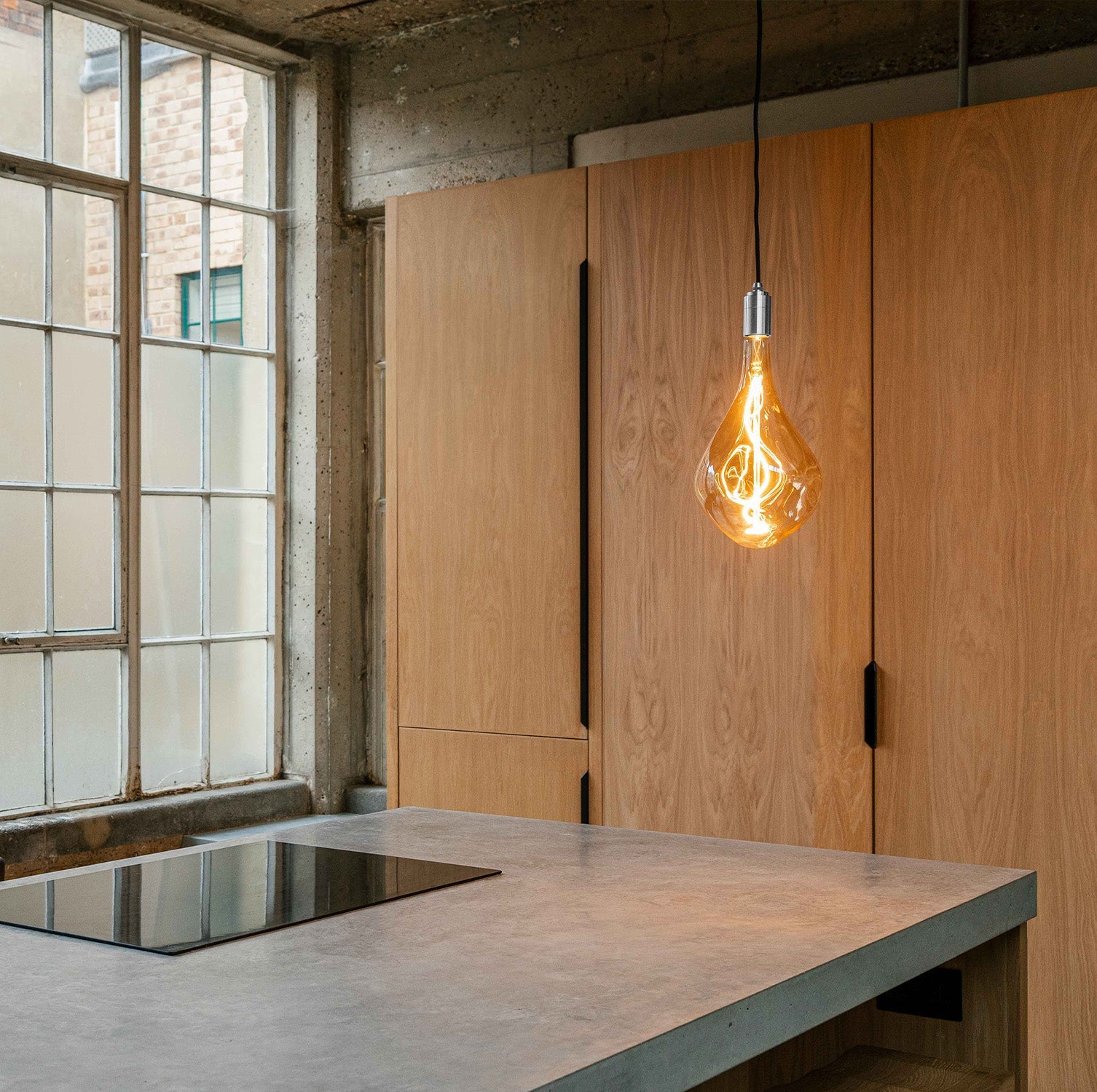 Pendentif Voronoi III à brancher en argent