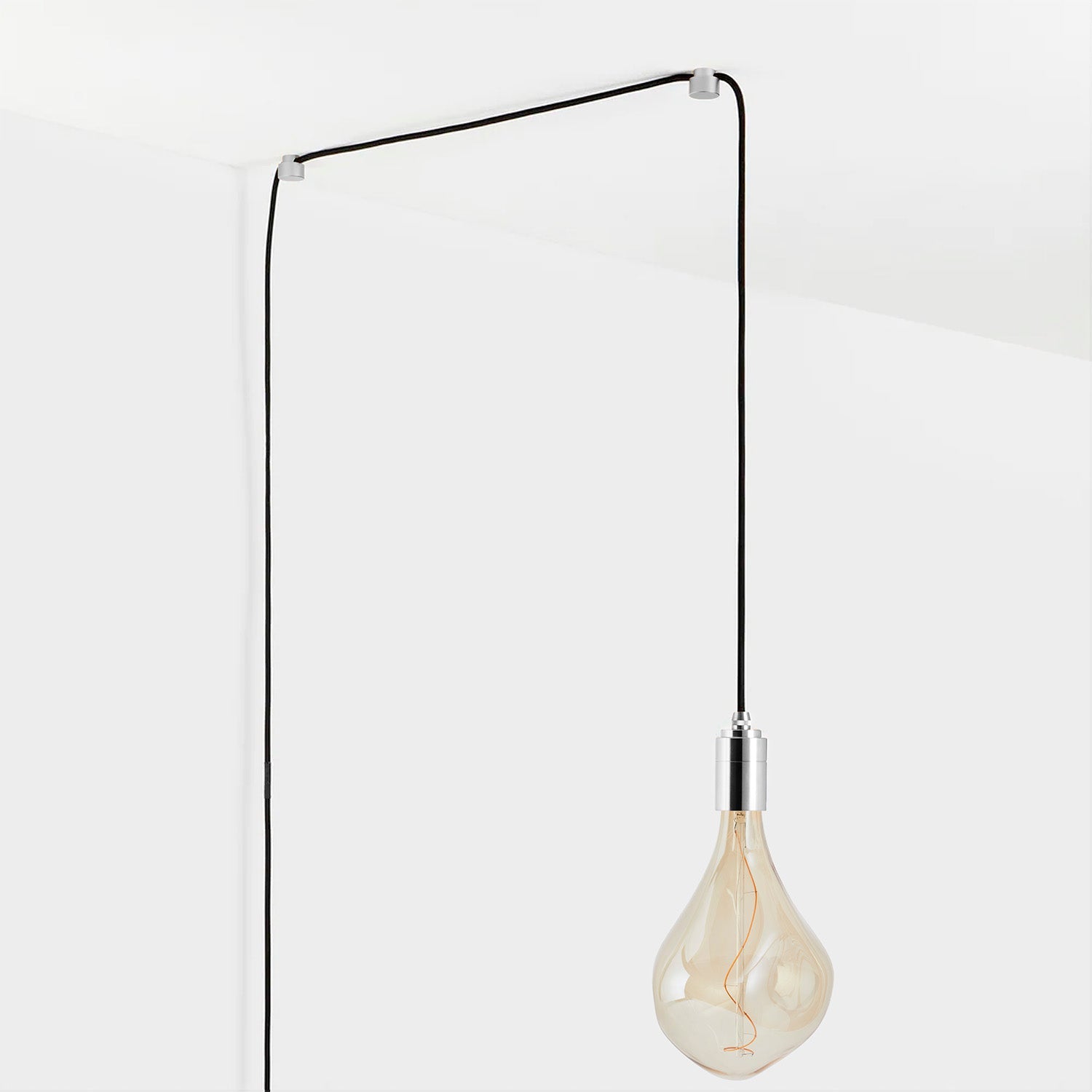 Pendentif Voronoi III à brancher en argent