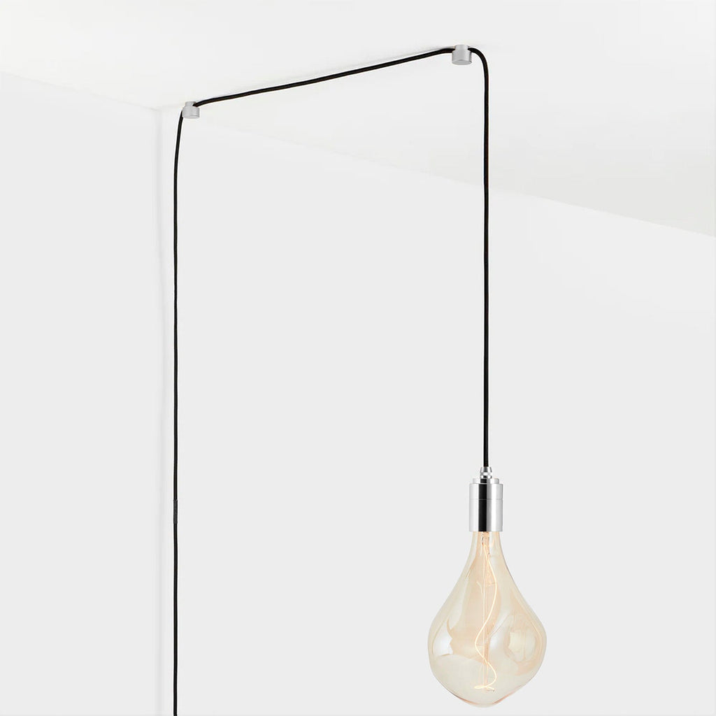 Pendentif Voronoi III à brancher en argent