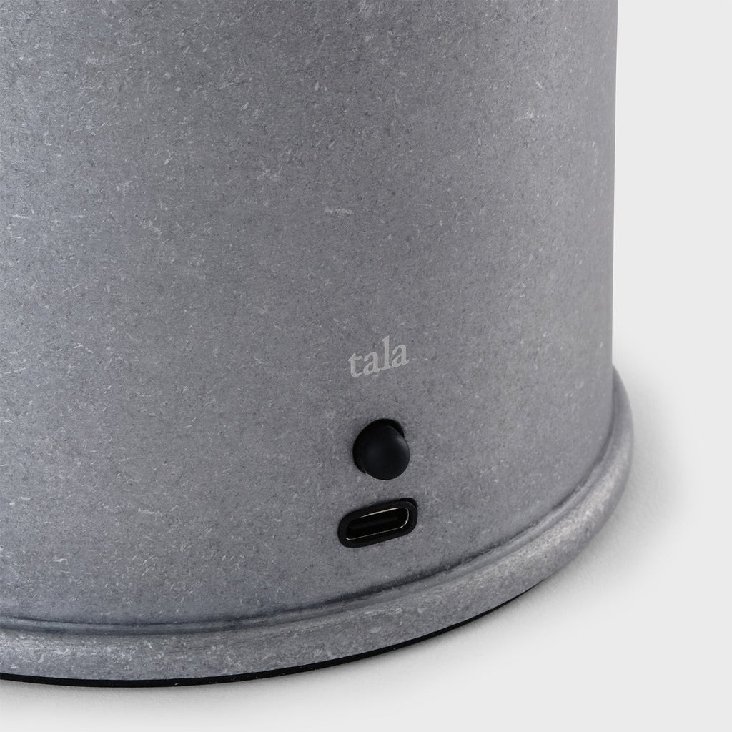 Lampe portable Rugged Muse en aluminium brut - Lot de 2