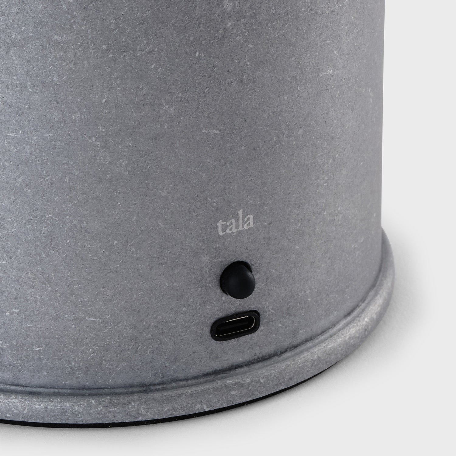 Lampe portable Rugged Muse en aluminium brut - Lot de 2