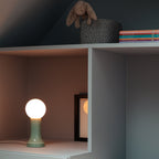 Lampe de table Shore vert mer - Lot de 2