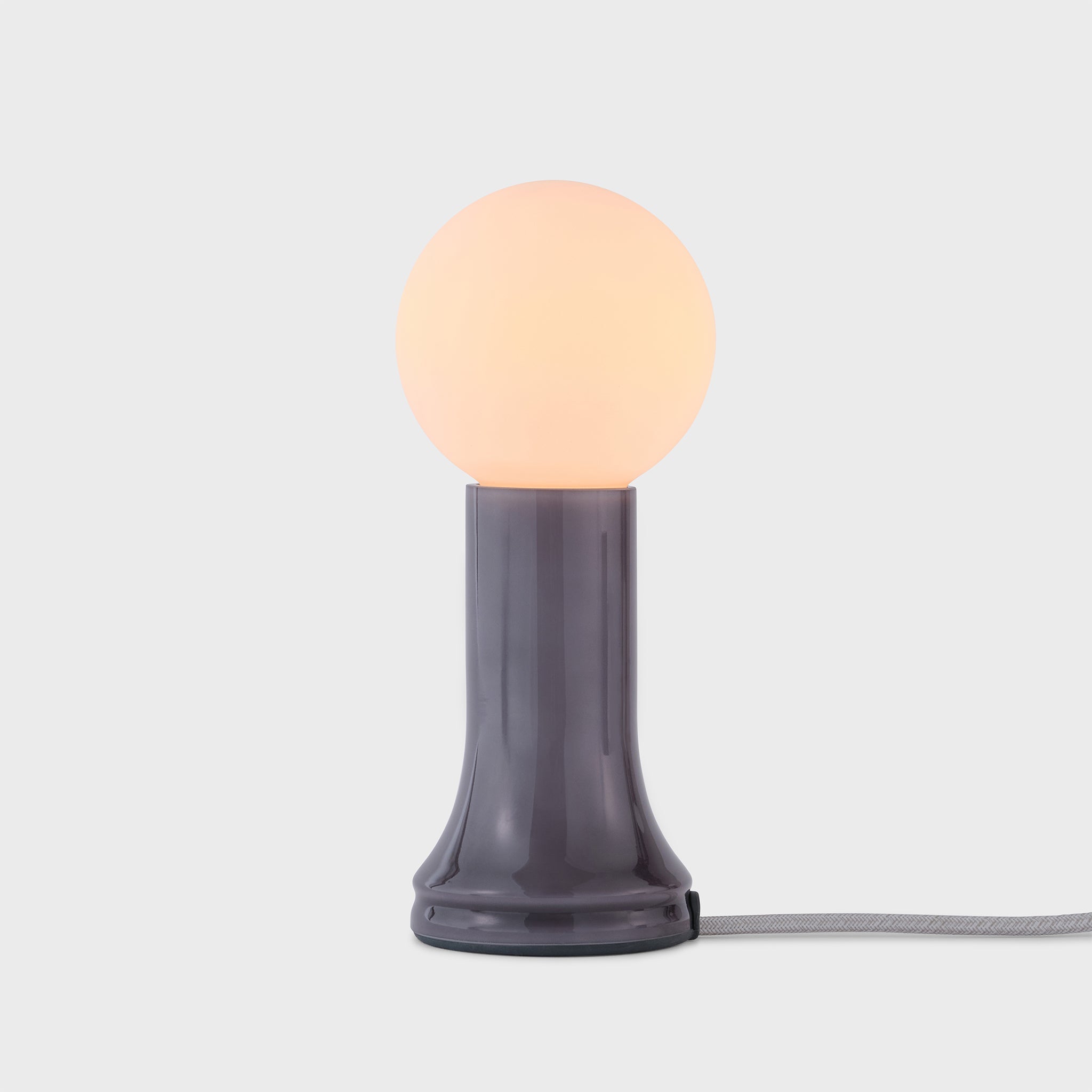 Lampe de table Shore en gris fumé