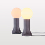 Lampe de table Shore gris fumé - Lot de 2