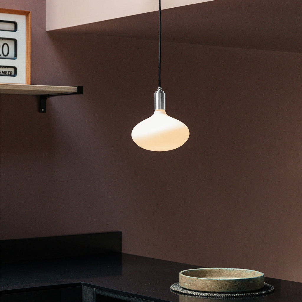 Suspension Oval II argentée