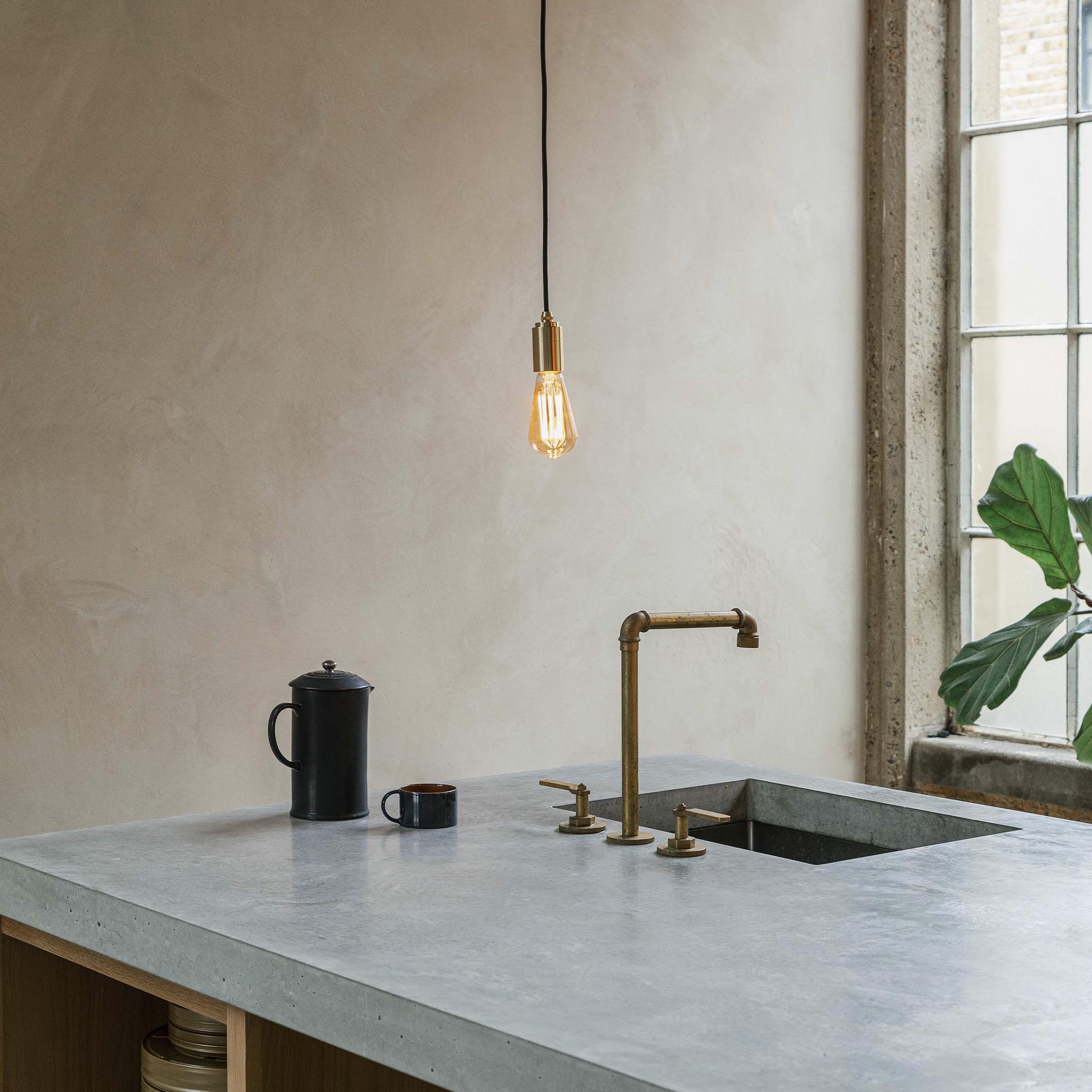 Suspension Squirrel Cage en noyer