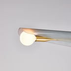 Lustre Sycamore à 5 niveaux, couleur gris aube