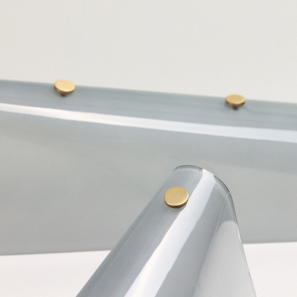 Lustre Sycamore à 5 niveaux, couleur gris aube