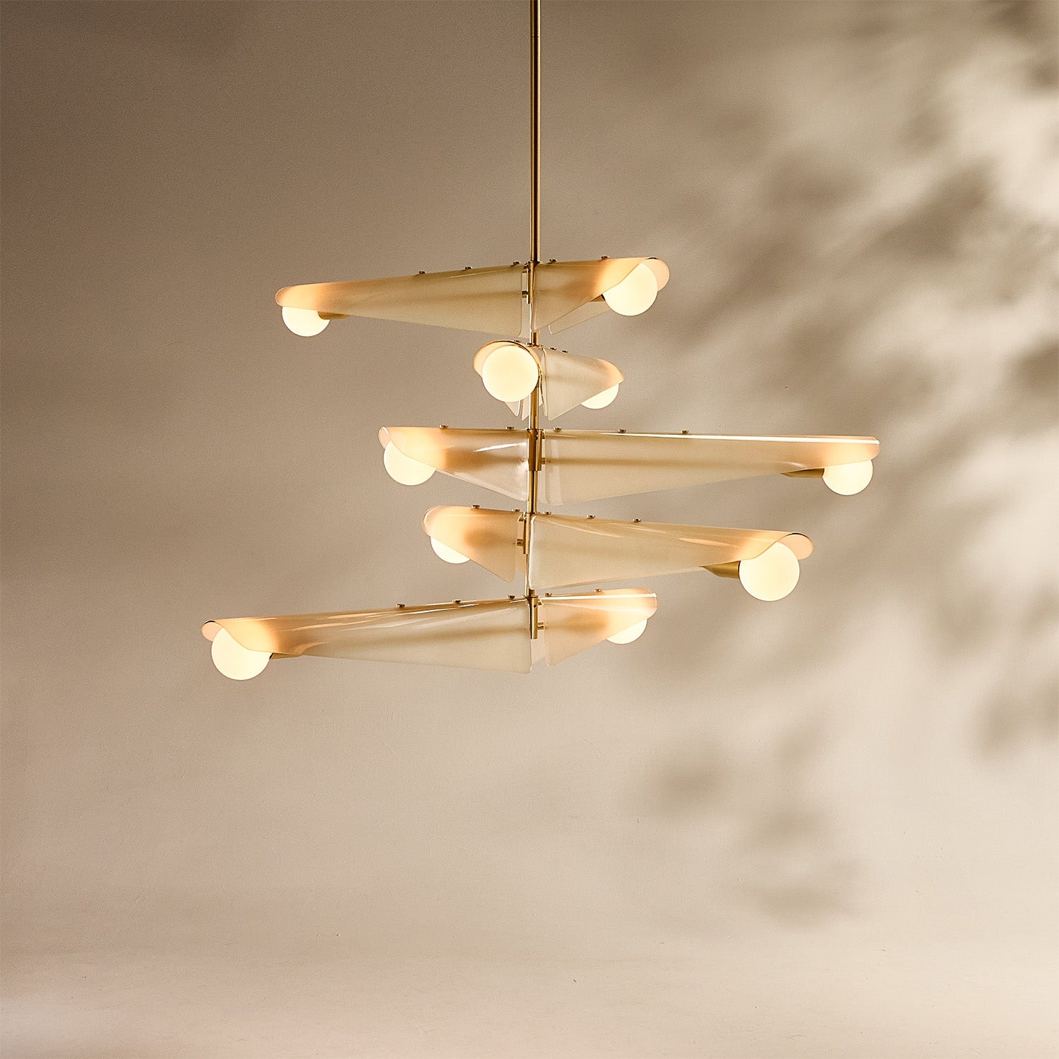 Lustre Sycamore à 5 niveaux rose crépuscule