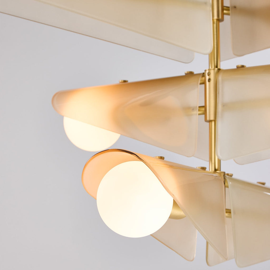 Lustre Sycamore à 3 niveaux rose crépuscule