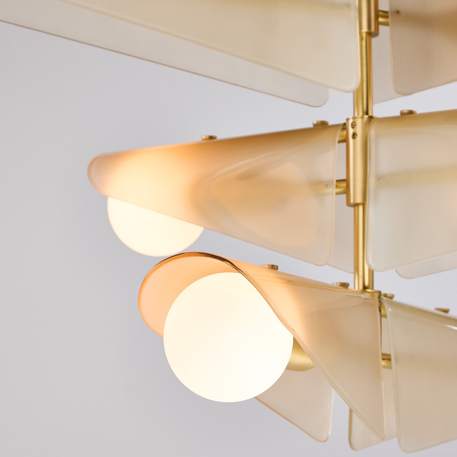 Lustre Sycamore à 3 niveaux rose crépuscule