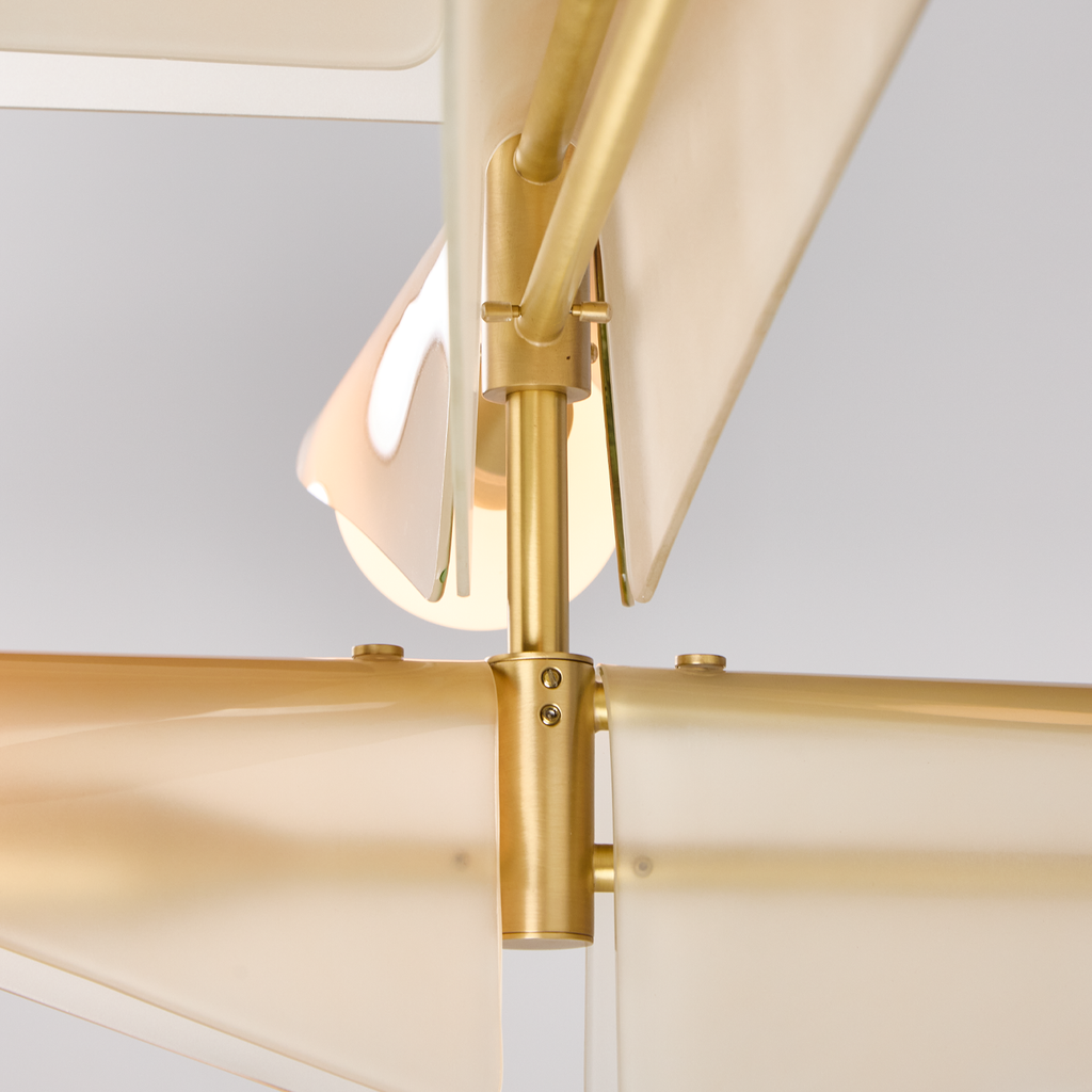 Lustre Sycamore à 3 niveaux rose crépuscule