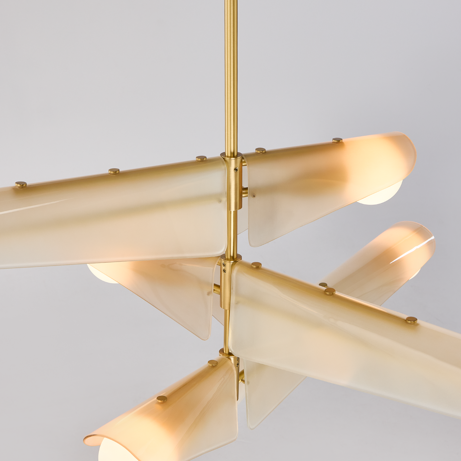 Lustre Sycamore à 3 niveaux rose crépuscule