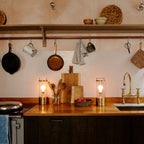 Lampe portable Muse en laiton massif - Lot de 2