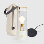 Ensemble de lampes portables Muse en blanc noyer
