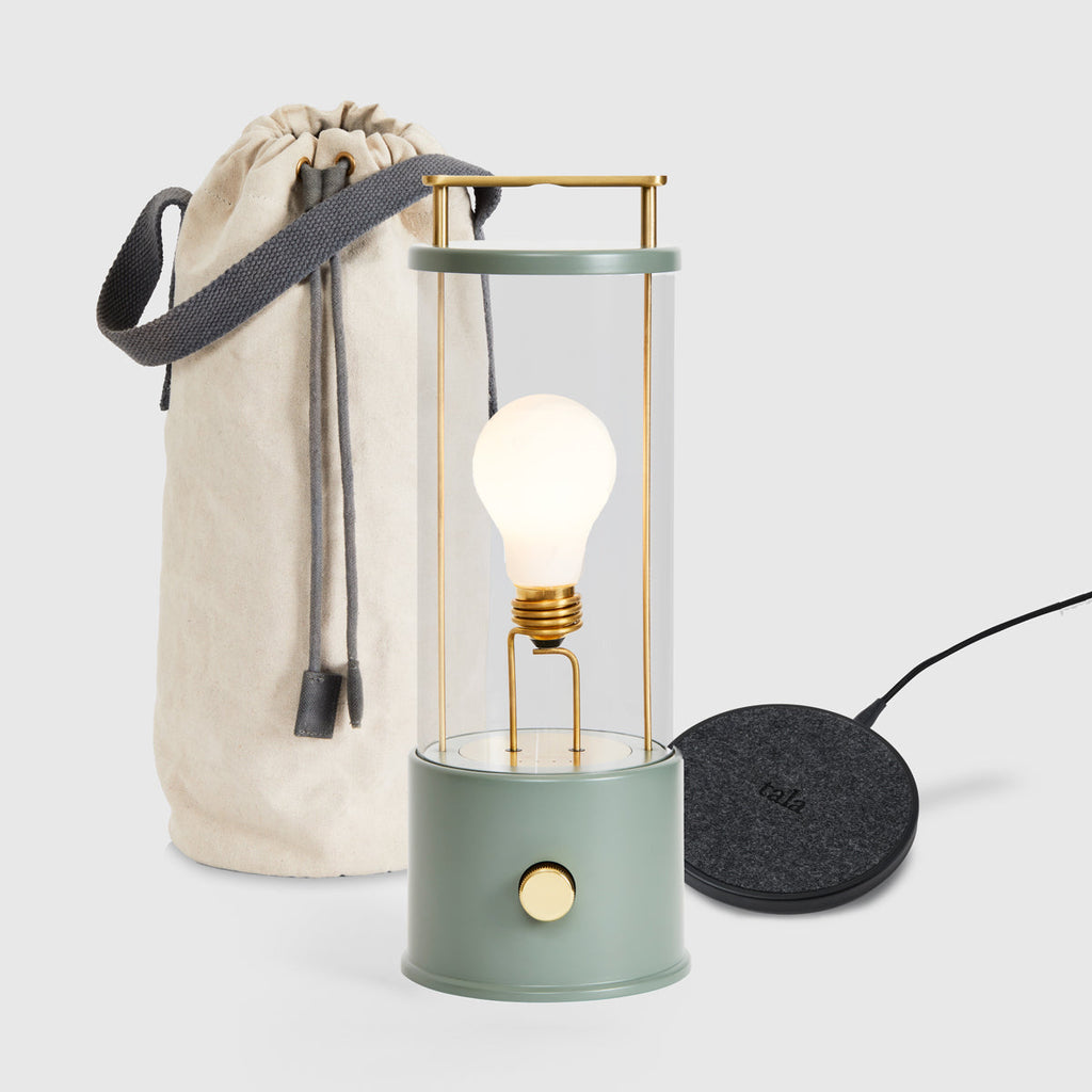 Lampe portable Muse en ensemble vert jardin d'agrément