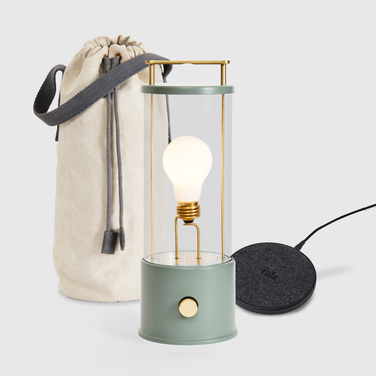 Lampe portable Muse en ensemble vert jardin d'agrément