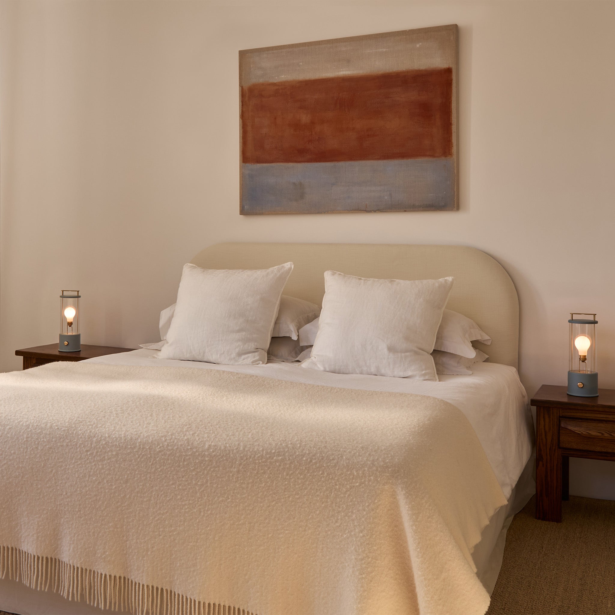 Lampe portable Muse bleu selvedge - Lot de 2