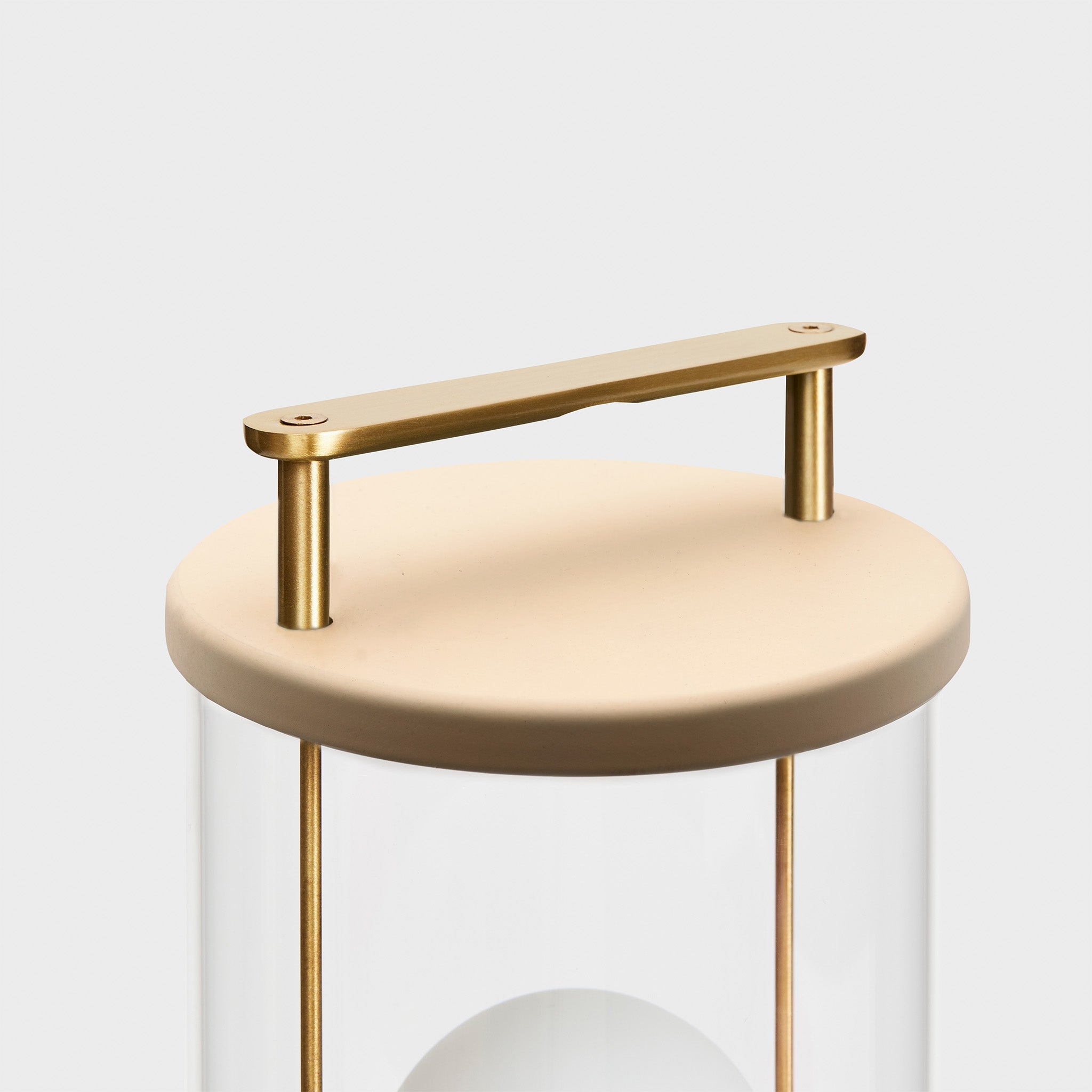 Lampe portable Muse en plâtre rose