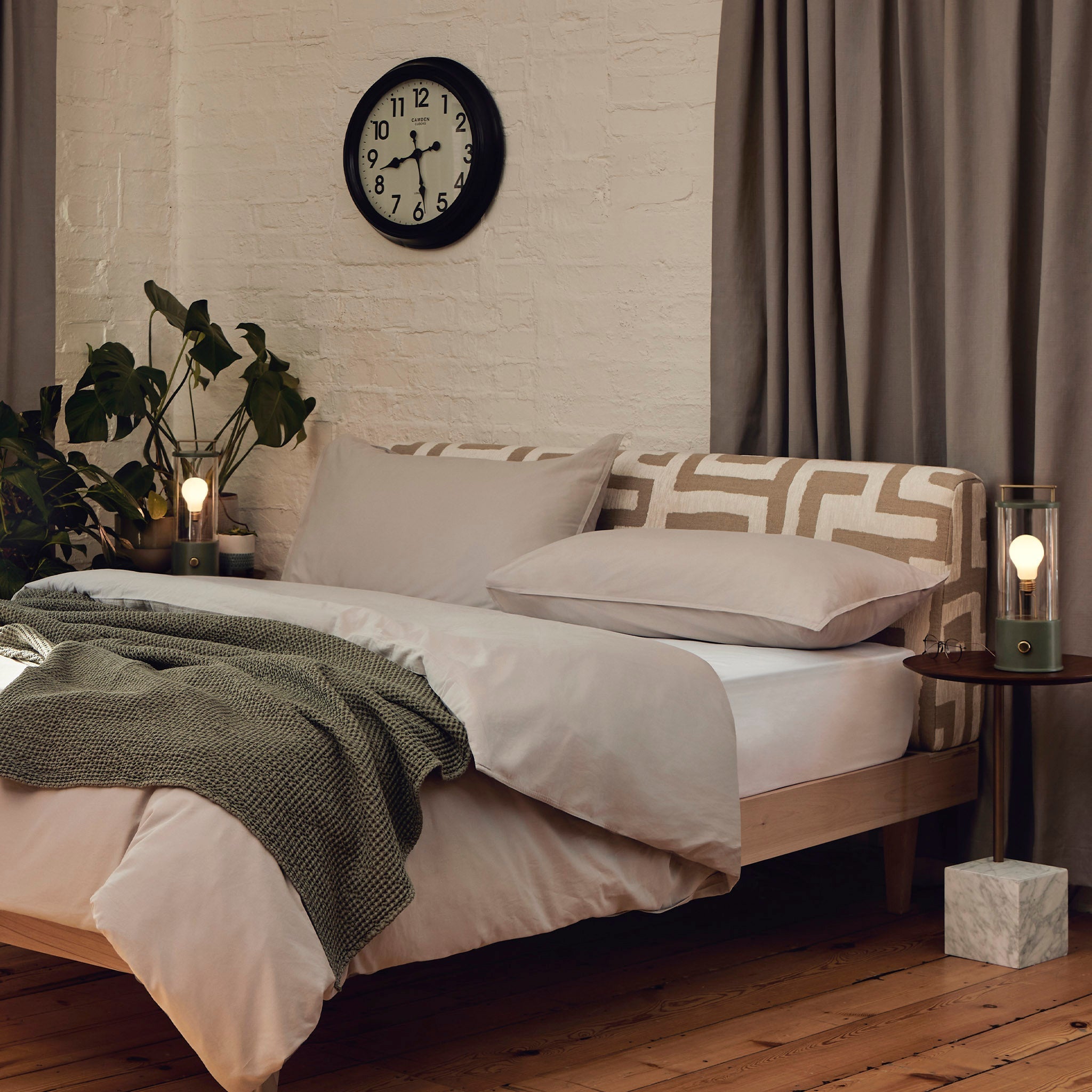 Lampe portable Muse, coloris Vert Jardin d'agrément - Lot de 2