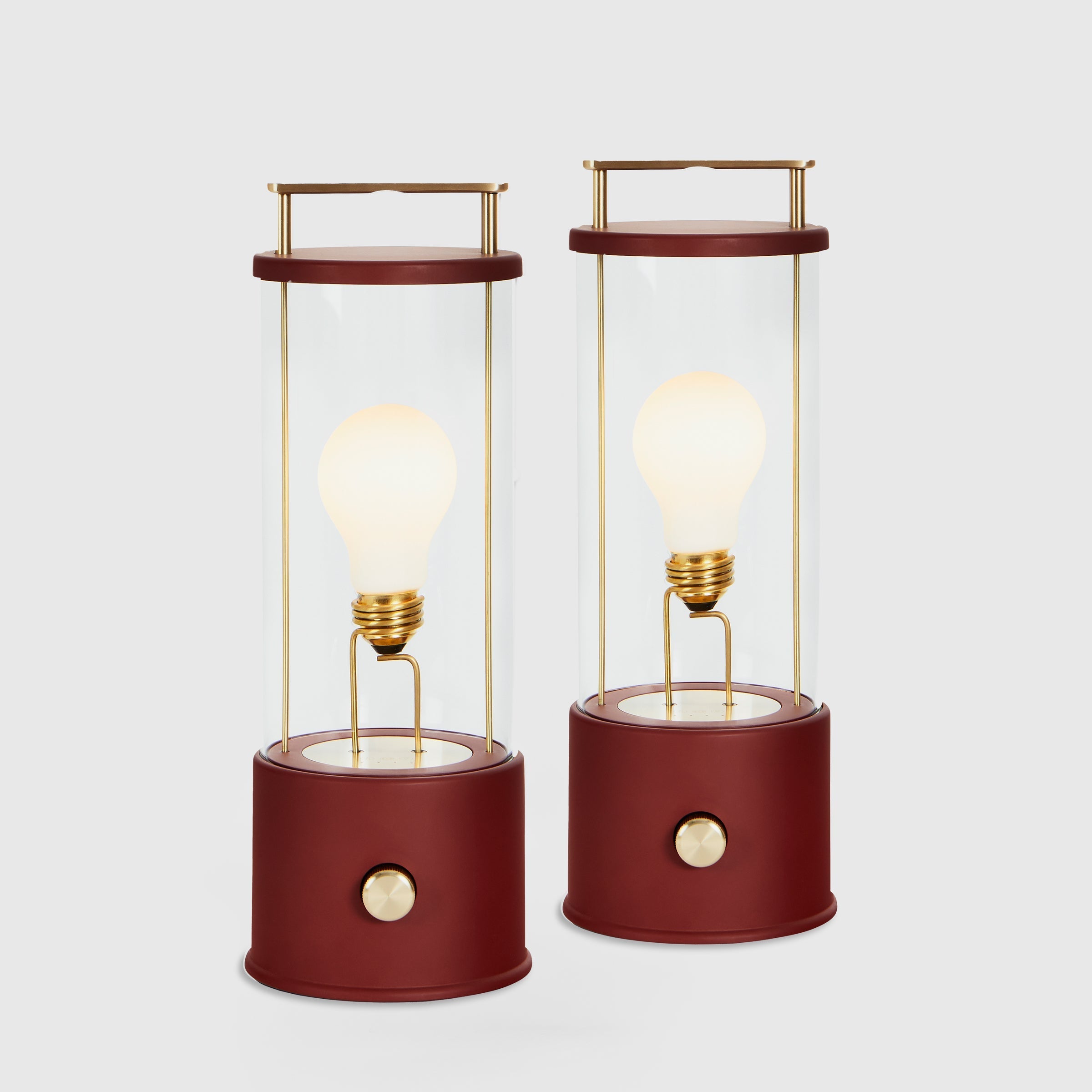 Lampe portable Muse rouge Pomona - Lot de 2
