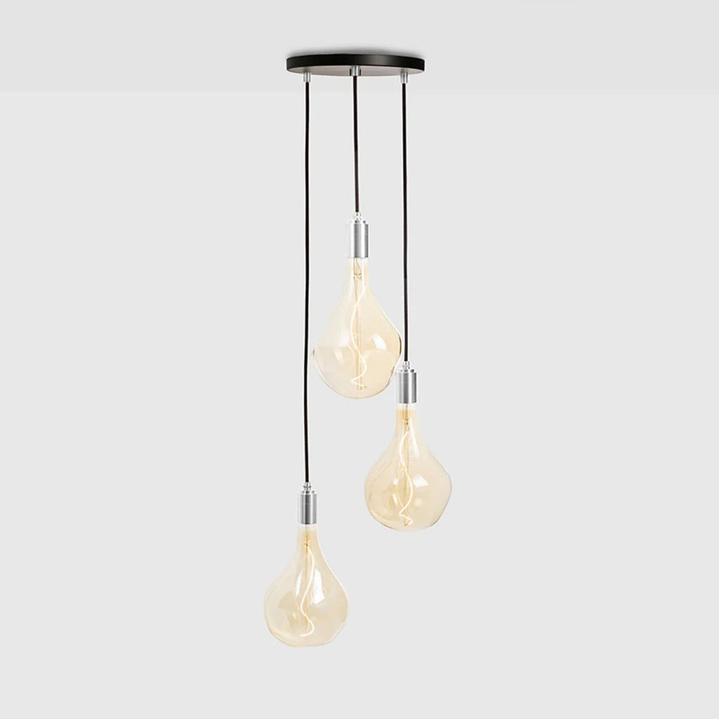 Pendentif triple en argent + Voronoi II