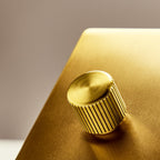 Variateur mural rotatif simple en laiton