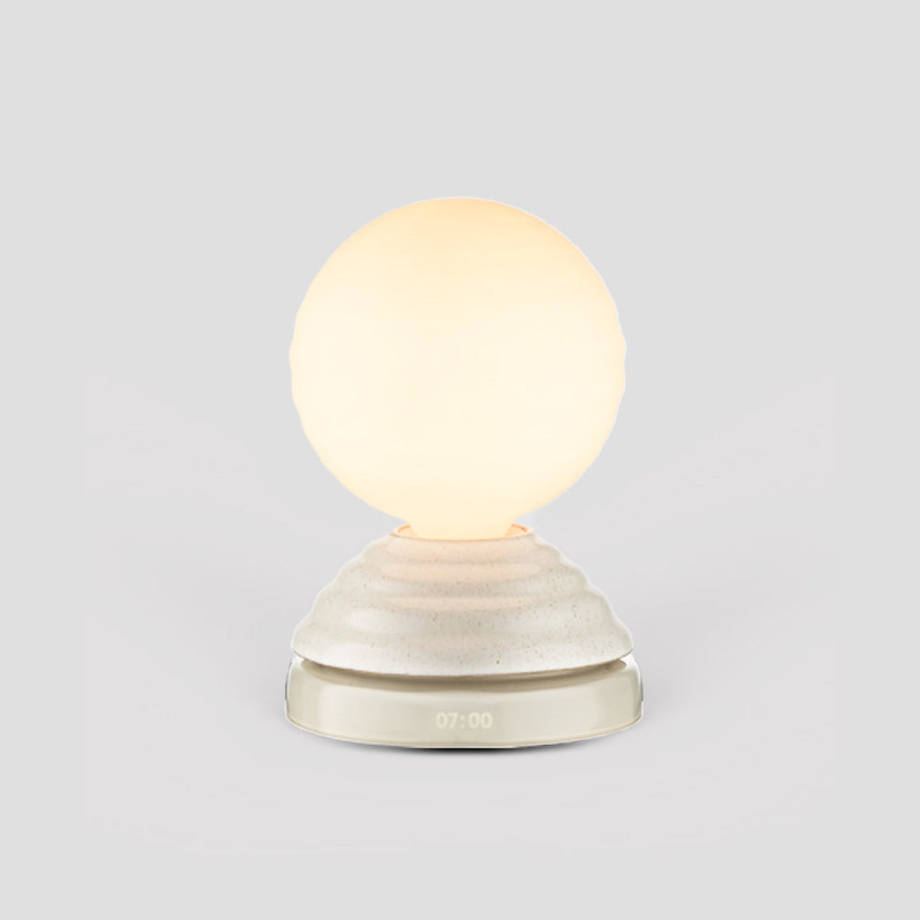 Lampe de sommeil WAKE blanc galet - Lot de 2