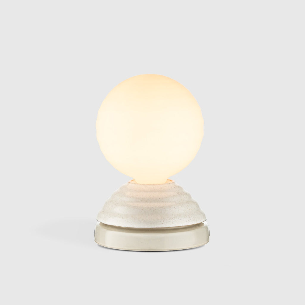 Veilleuse WAKE Sleep Light en blanc galet
