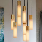 Pendentif Basalt Nine en laiton