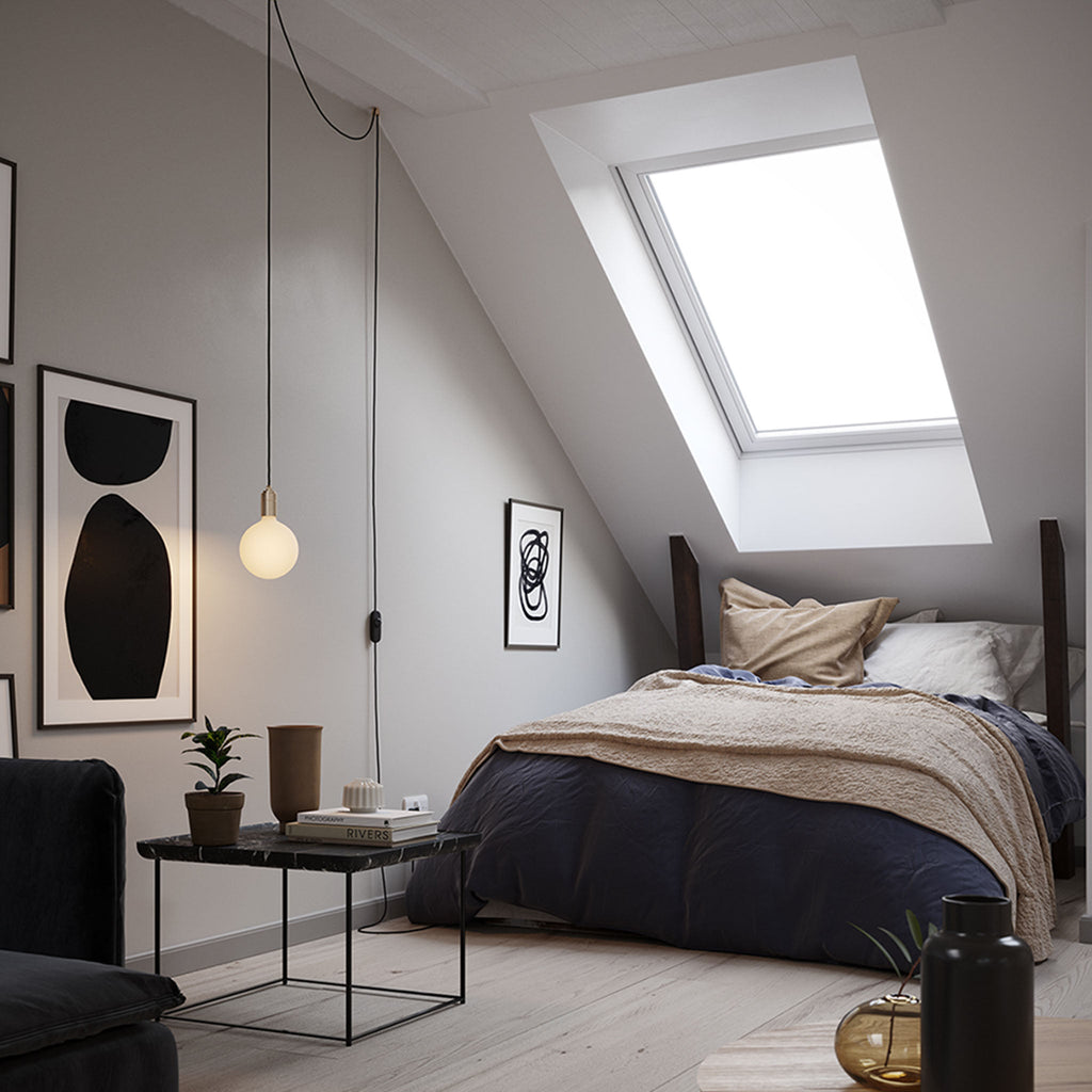 Suspension à brancher couleur graphite