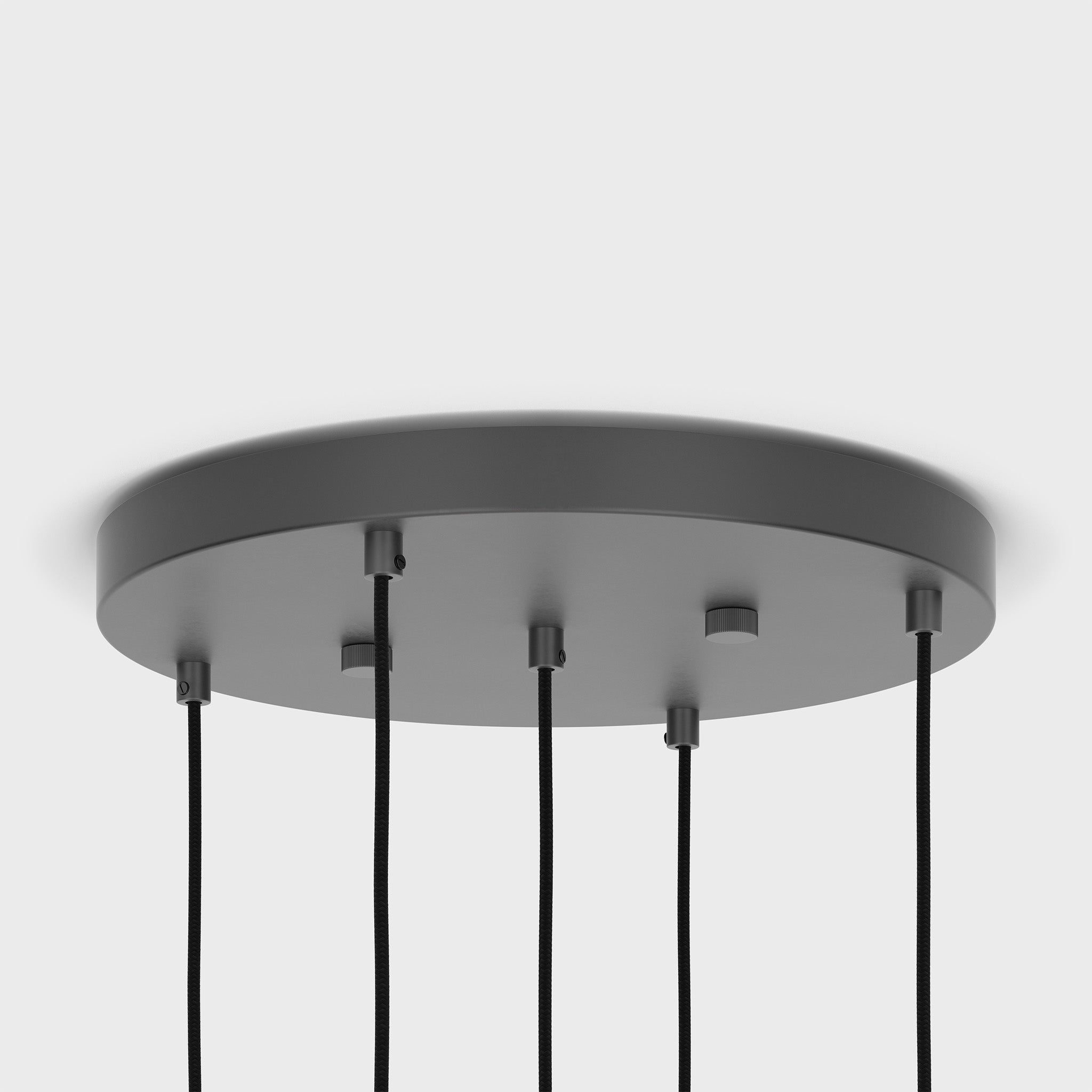 Cinq pendentifs en graphite + Voronoi III