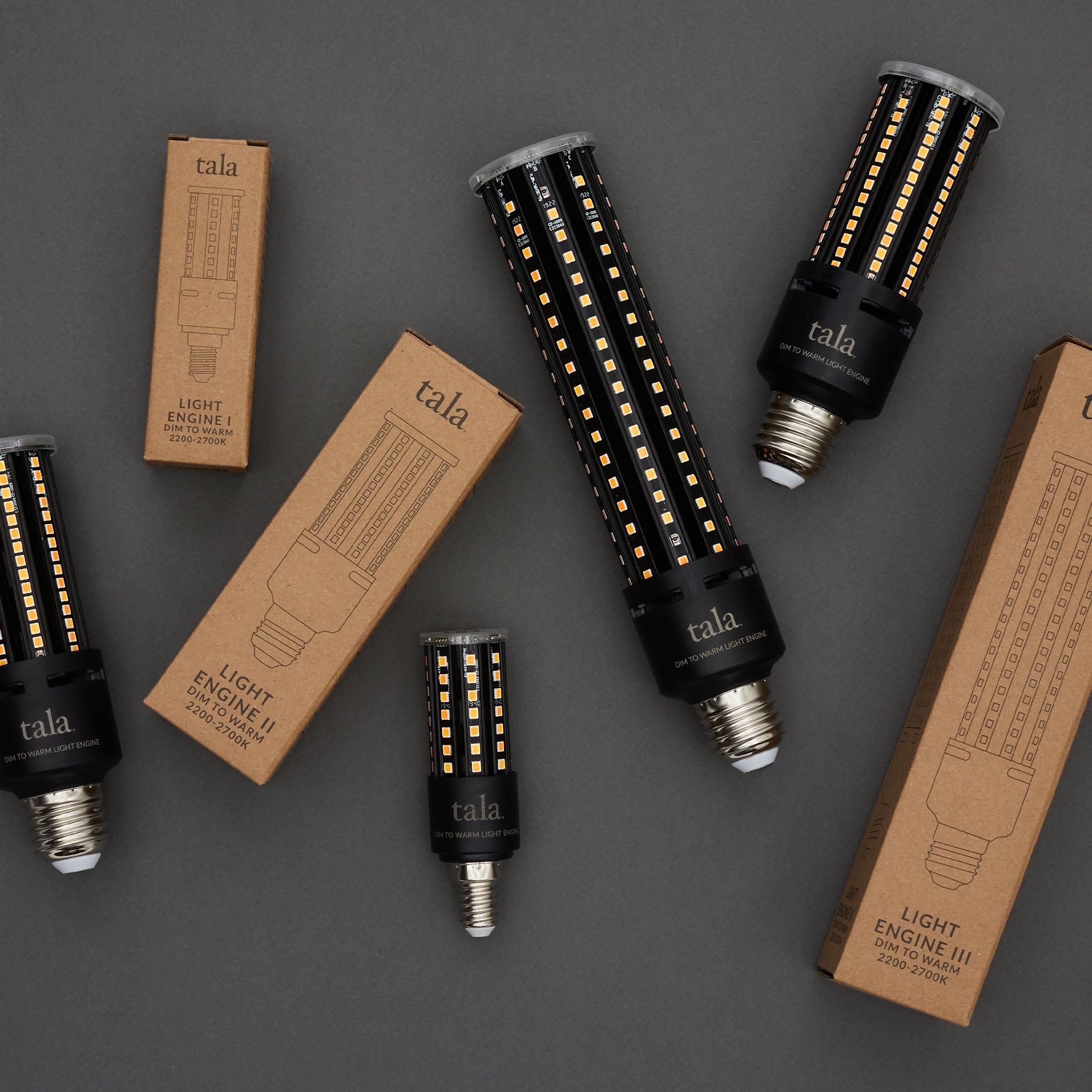 Ampoule LED Light Engine II E26 à variation d'intensité (de faible à moyenne).